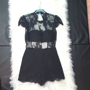 BEBE Bodysuit Shorts Fancy